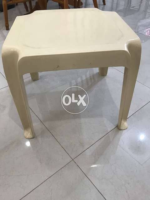 small plastic table 0