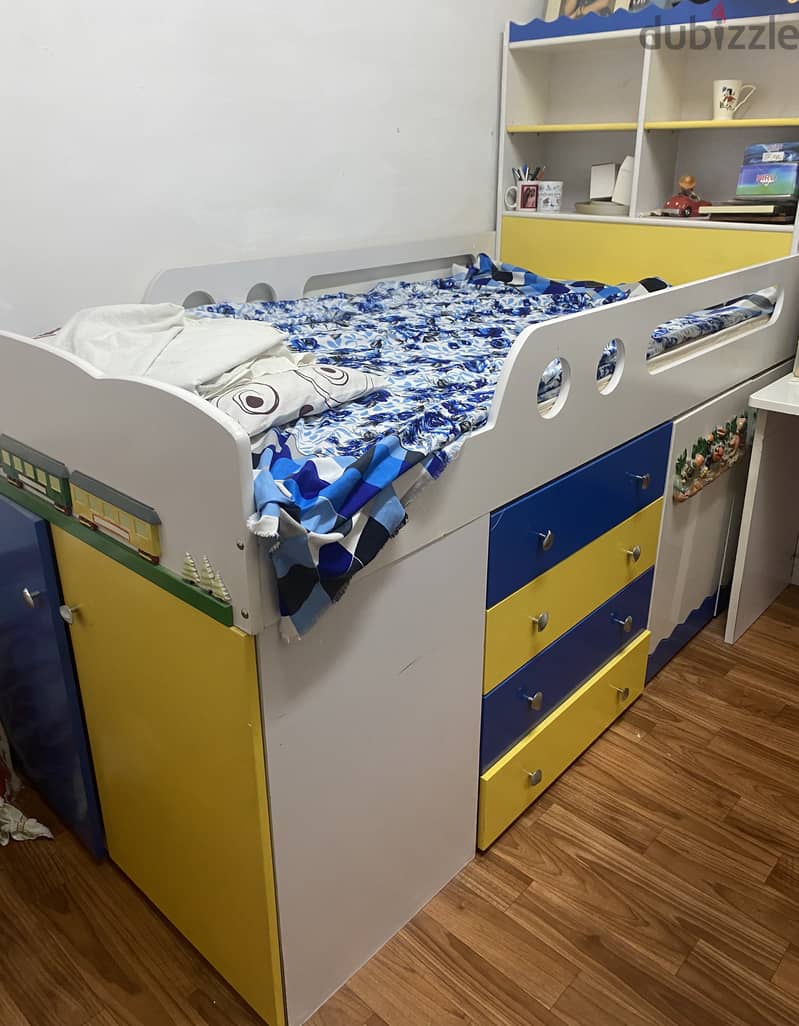 Children's Bed + FREE mattress- Excellent Condition - For Sale 1