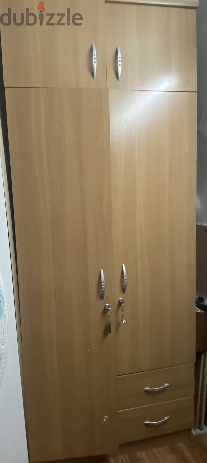 Cupboard - 2shelves - Excellent Condition - Free locks&keys 1