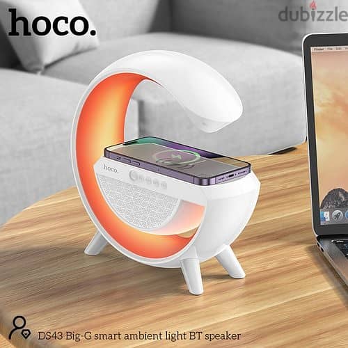 Hoco DS43 Big-G Smart Ambient Wireless Charging BT Speaker 2
