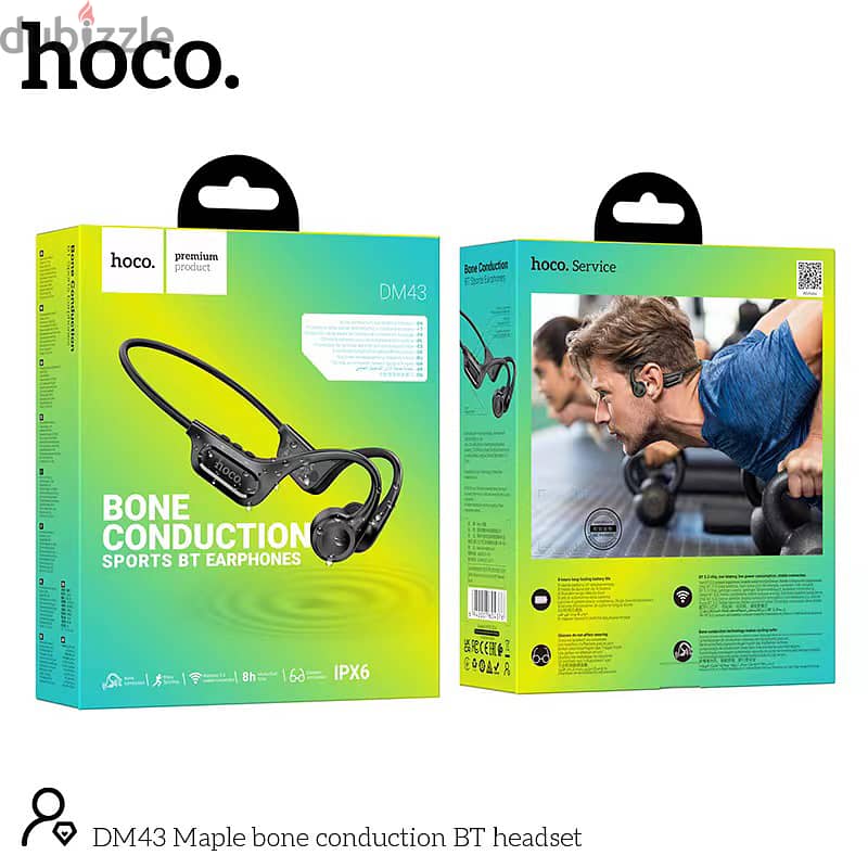 Hoco Bone Conduction Sports Headset 0