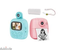 Kids Single Lens Instant Print Camera With Lanyard 0