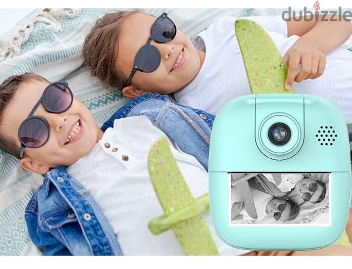 Kids Single Lens Instant Print Camera With Lanyard 1