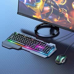 HOCO GM12 LIGHT AND SHADOW RGB GAMING KEYBOARD & MOUSE SET (EN /AR VER