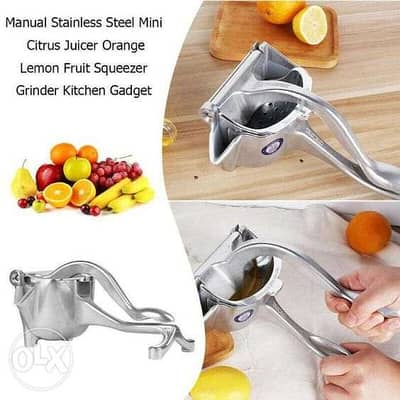 Manual stainless steel juicer