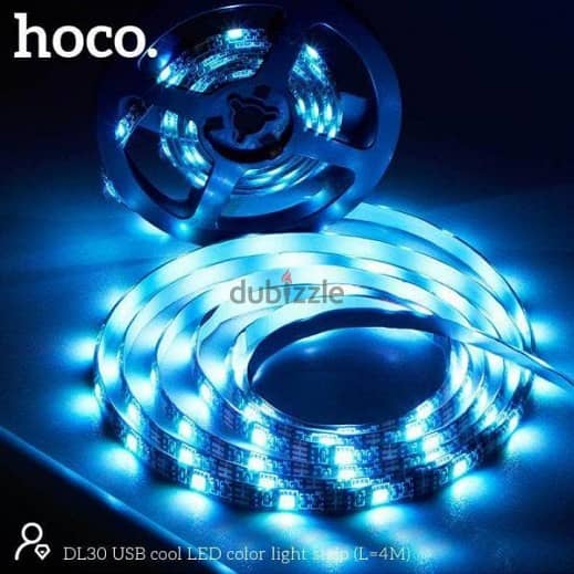 Hoco DL30 USB LED Strip Light With Remote 4 Meters 1