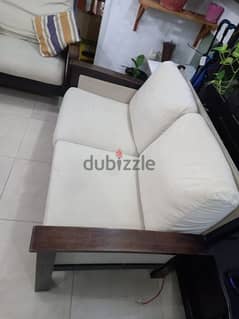 Free delivery - 5 seater Wooden Sofa in good condition