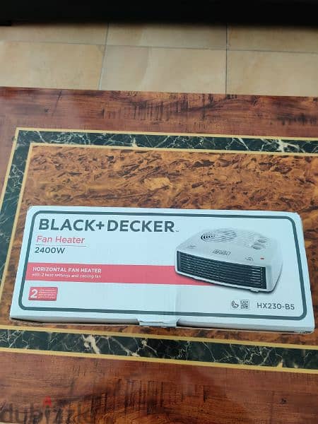 BLACK + DECKER.   Heater.  2400 W 1
