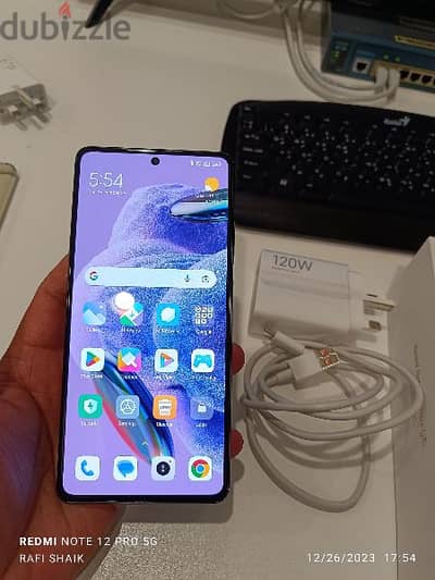 Redmi Note 12 Pro+ 5G (8GB RAM + 256GB Memory) - Obsidian Black