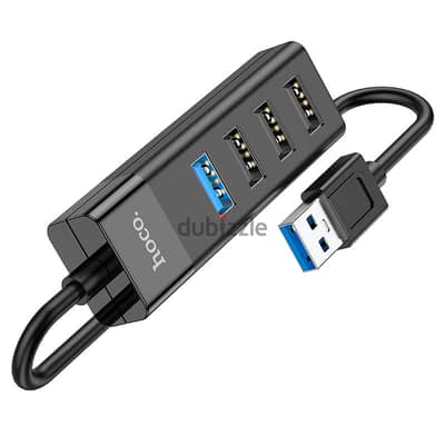 Hoco HB25 USB HUB 4-in-1 USB to USB3.0+USB2.0*3