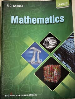 RD sharma Maths  class-9 practice book