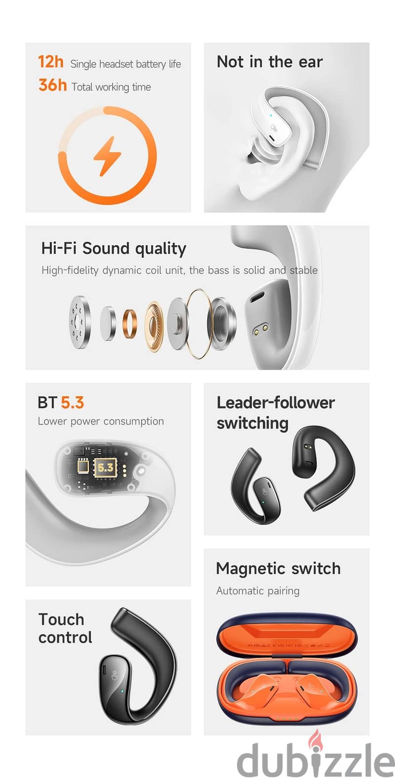 Hoco EQ4 TWS Bluetooth 5.3 Sports Headphones. 4
