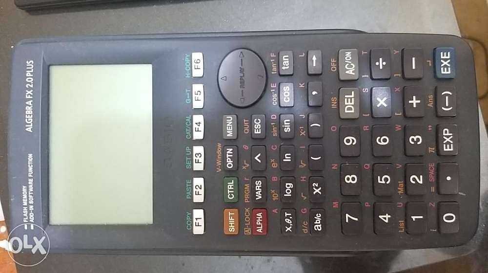 Casio Algebra FX2.0 plus programeable calculator 1