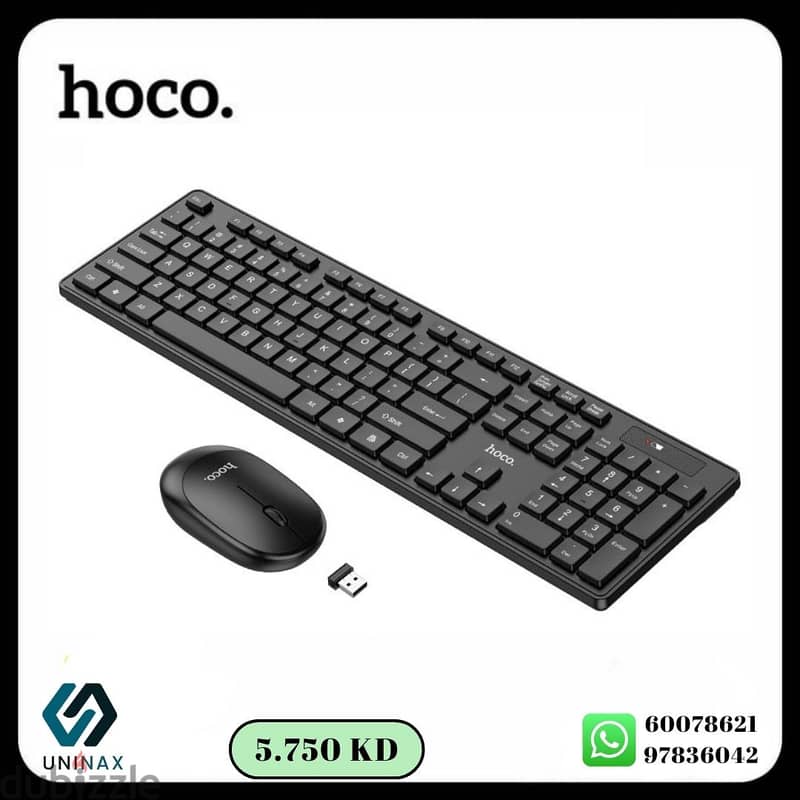 Hoco GM17 Keyboard + Mouse Set 0