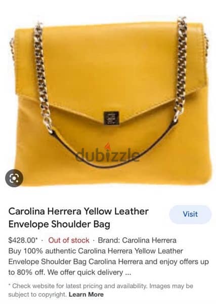 Carolina Herrera original  bag 1