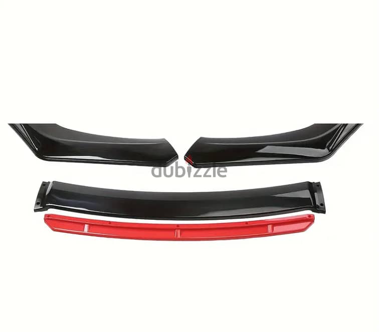 Universal Car Front Bumper Lip Chin Spoiler Splitter Diffuser Body Kit 1