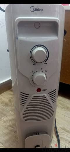 Midea less used strong oil heater 0