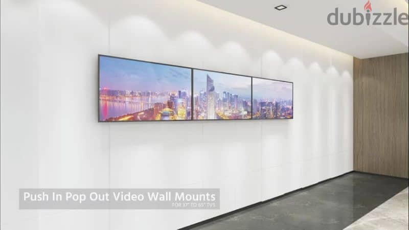 46" NEC MultiSync Video Wall Displays with Push-Pull Wall Mount 14