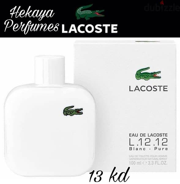 Lacoste Blanc original only 13 kd and free delivery 1