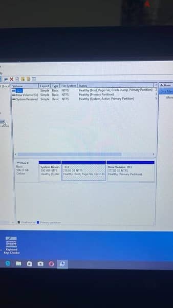 HP laptop core i 5 8 GB Ram HDD 620 7