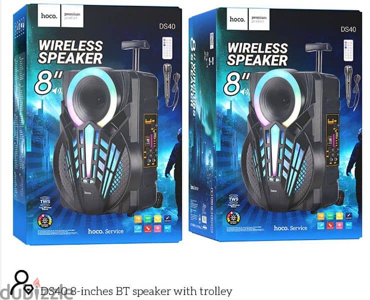 DS40.8 - inches bt speaker with trolley 0