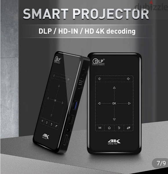 projector 4k and 3d portable 5
