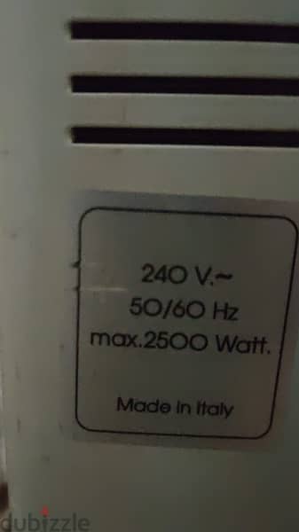 2500W Indesit Heater 1