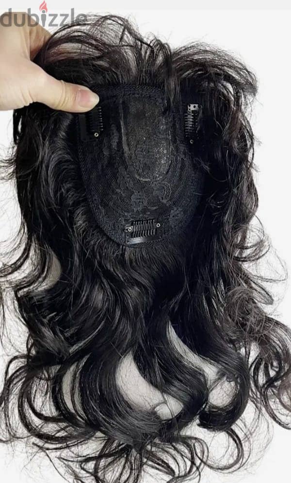 human hair topper 1