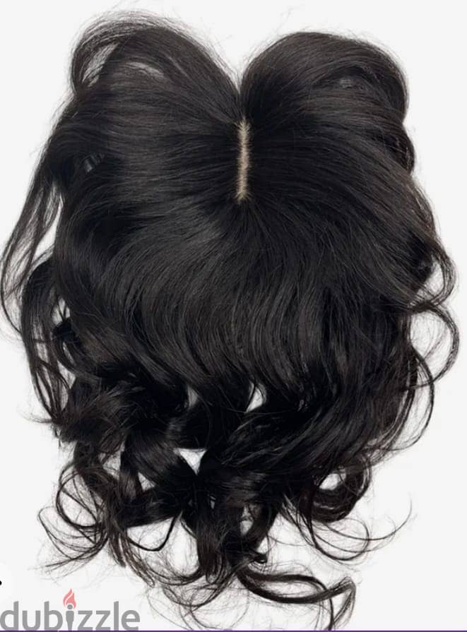 human hair topper 2