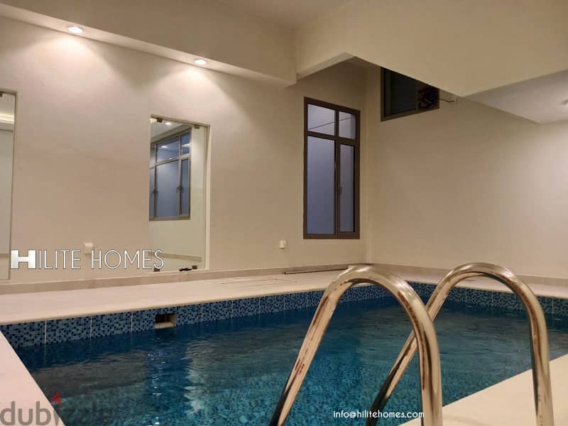 FOUR BEDROOM BASEMENT FLOOR WITH PRIVATE SWIMMING POOL IN QORTUBA 6