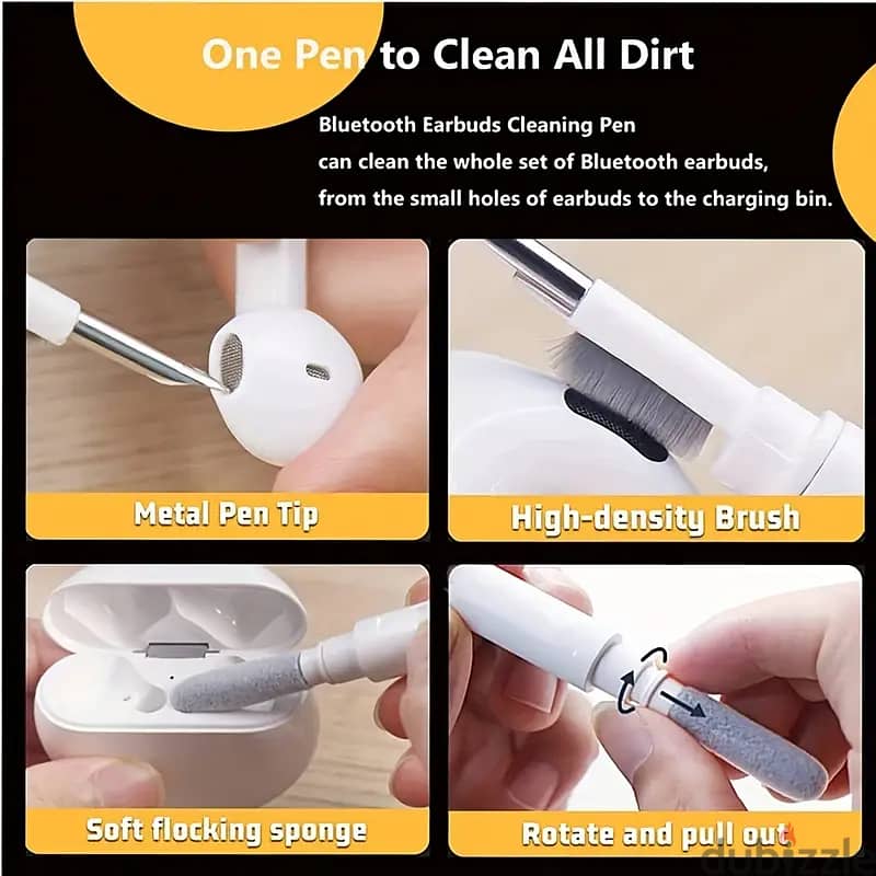 Earbuds Cleaning Kit For Wireless Earphones Headphones 5