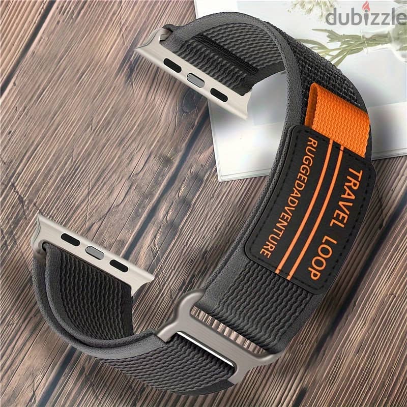 Travel Loop Nylon Strap For Apple watch Band Ultra 2  42/44/45/49MM 0