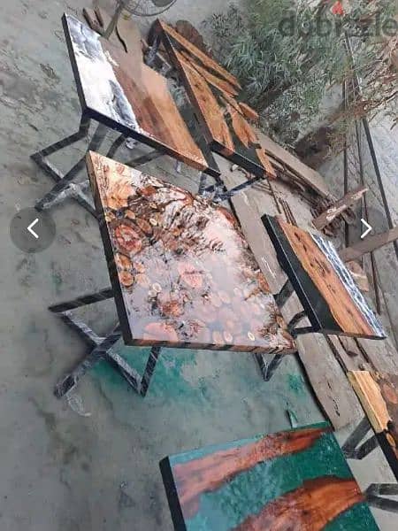 epoxy luxury dinning tables. contact and whatsapp 0092304-8683392 6