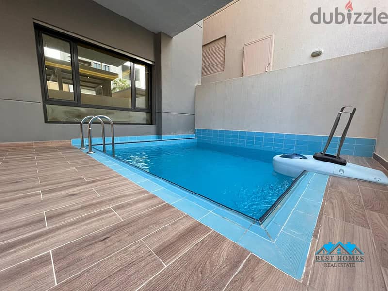 4 Bedrooms Ground Floor with Private Pool in Abu Fatira 0
