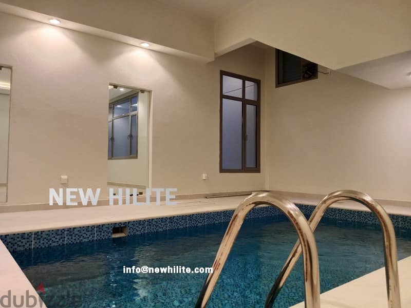 FOUR BEDROOM BASEMENT FLOOR WITH PRIVATE SWIMMING POOL IN QORTUBA 5