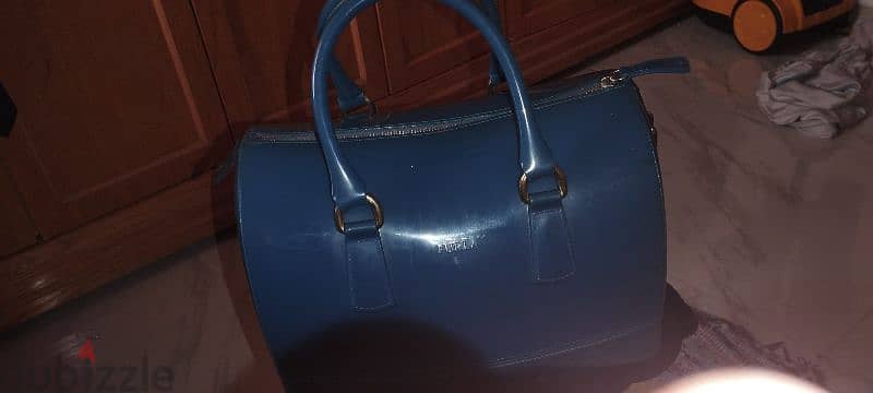 FurLa bags made in Italy candy Gloss Blue green 2