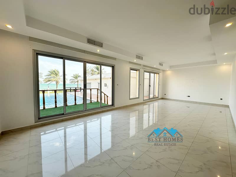 3 Bedrooms Ground Floor with Pool in Abu Al Hasania 1