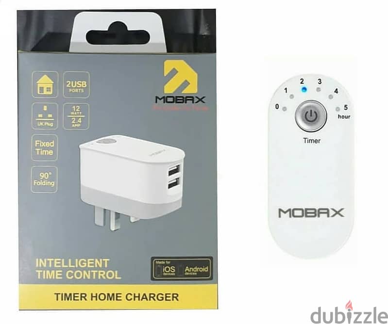 Mobax Timer Home Charger 2 USB Ports 4