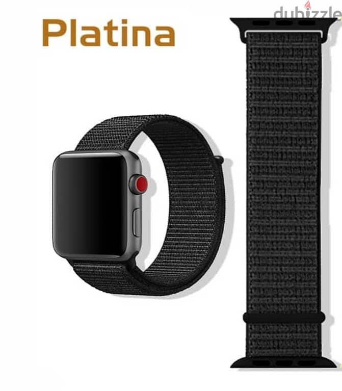 Platina WB-04 Woven Nylon Band For Apple Watch 42mm 0