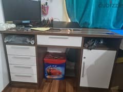 Ikea neat computer or office table with drawers