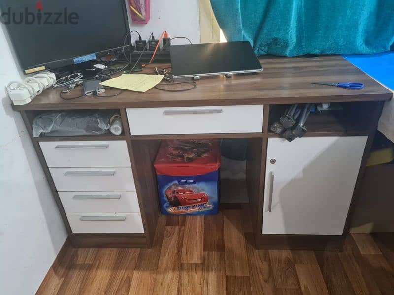 Ikea neat computer or office table with drawers 1