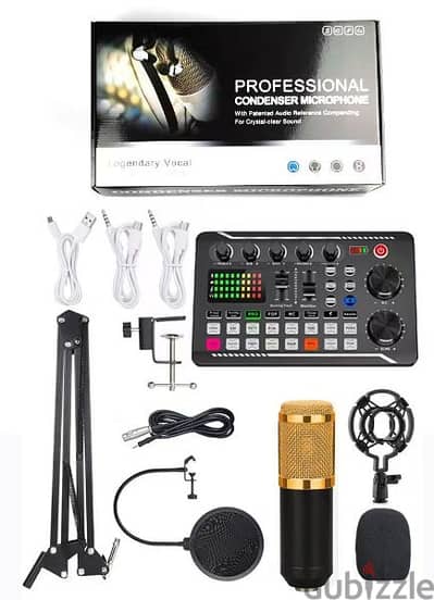 Live Sound Mixer Audio Interface, Audio Mixer for Streaming,