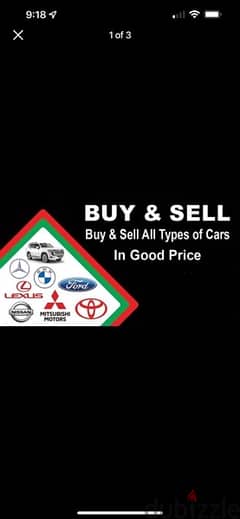 WE BUY ALL TYPES OF CARS