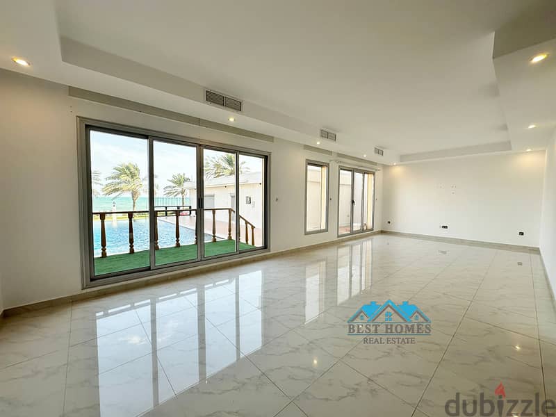 3 Bedrooms Ground Floor with Pool in Abu Al Hasania 1