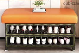 Shoes Rack Bench with Cushion Shoe Storage 0