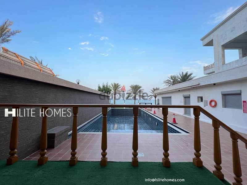 BEACH FRONT FLOOR AVAILABLE FOR RENT IN ABU AL HASANIYA 0