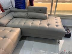 Sofa For Sale 3 Piece (Rexan and Leather Mix) 0