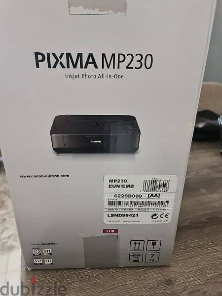 Canon Pixma MP230 all in one printer 0