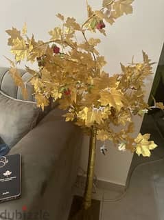 Golden Artificial tree