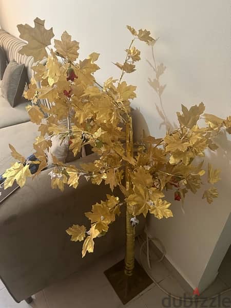 Golden Artificial tree 1